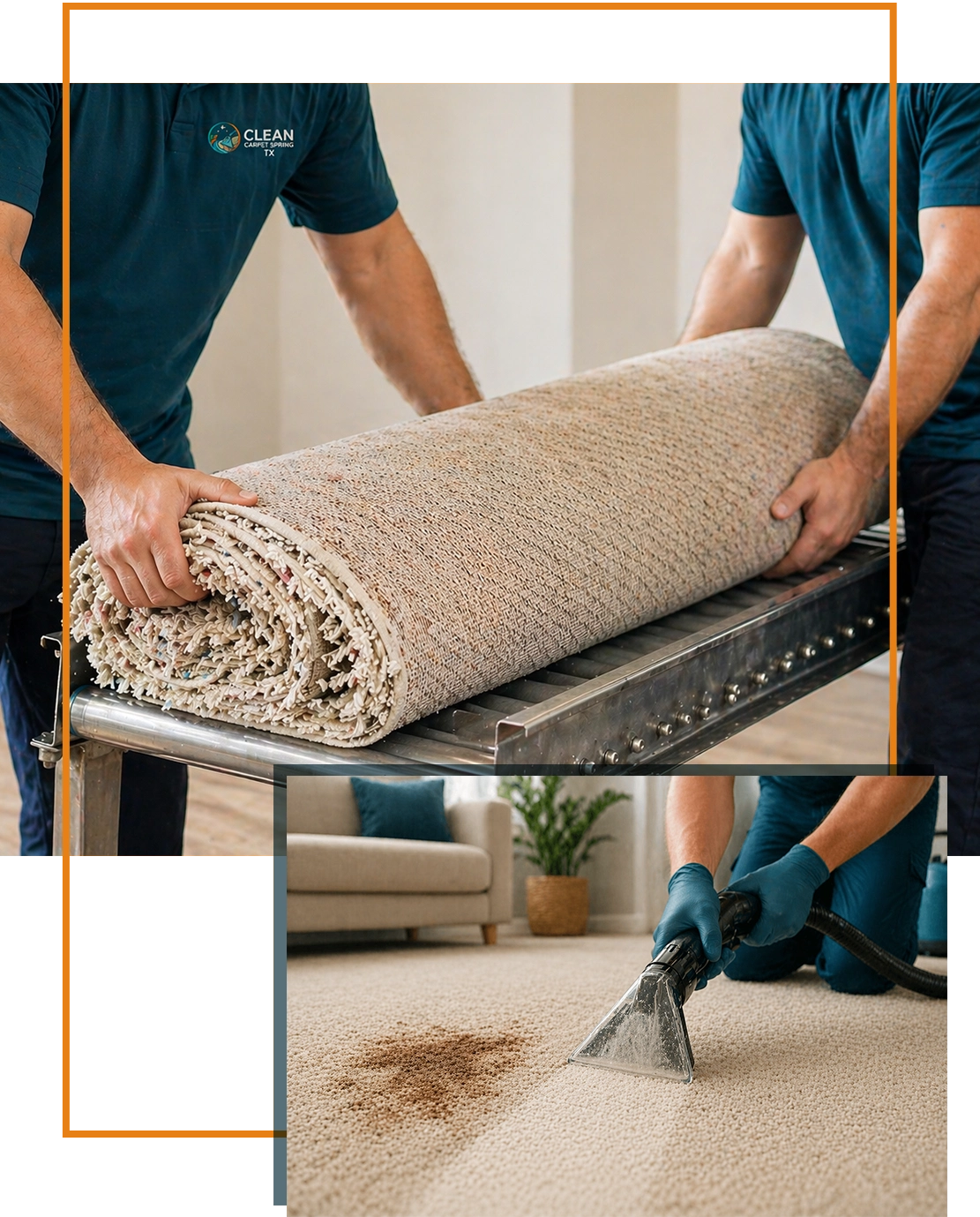 Professional carpet cleaning service